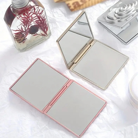 Metallic mirror compact- double sided. New!!! Choose Rose or champagne! - Picture 8 of 10